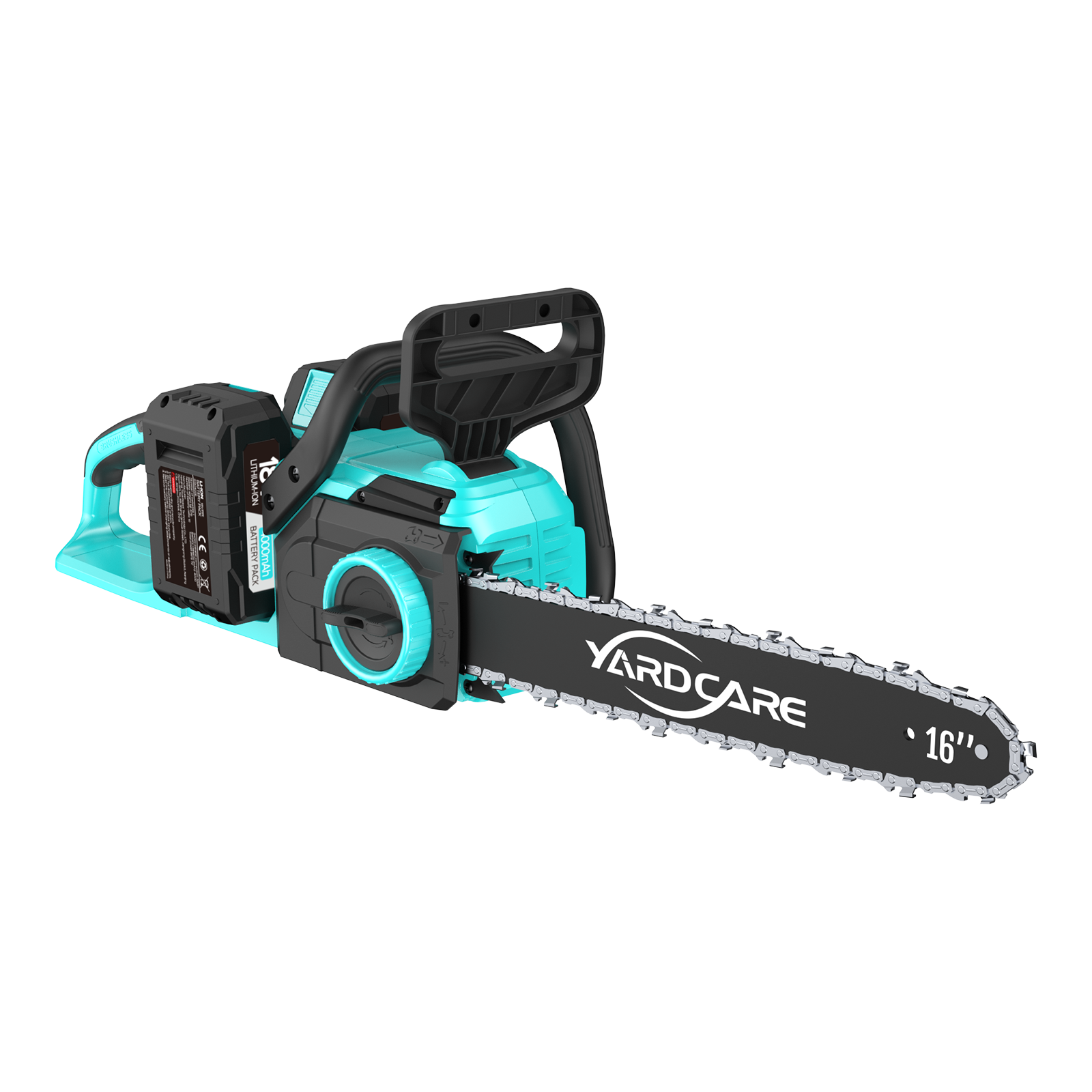 YARDCARE 16" bürstenlose Akku-Kettensäge