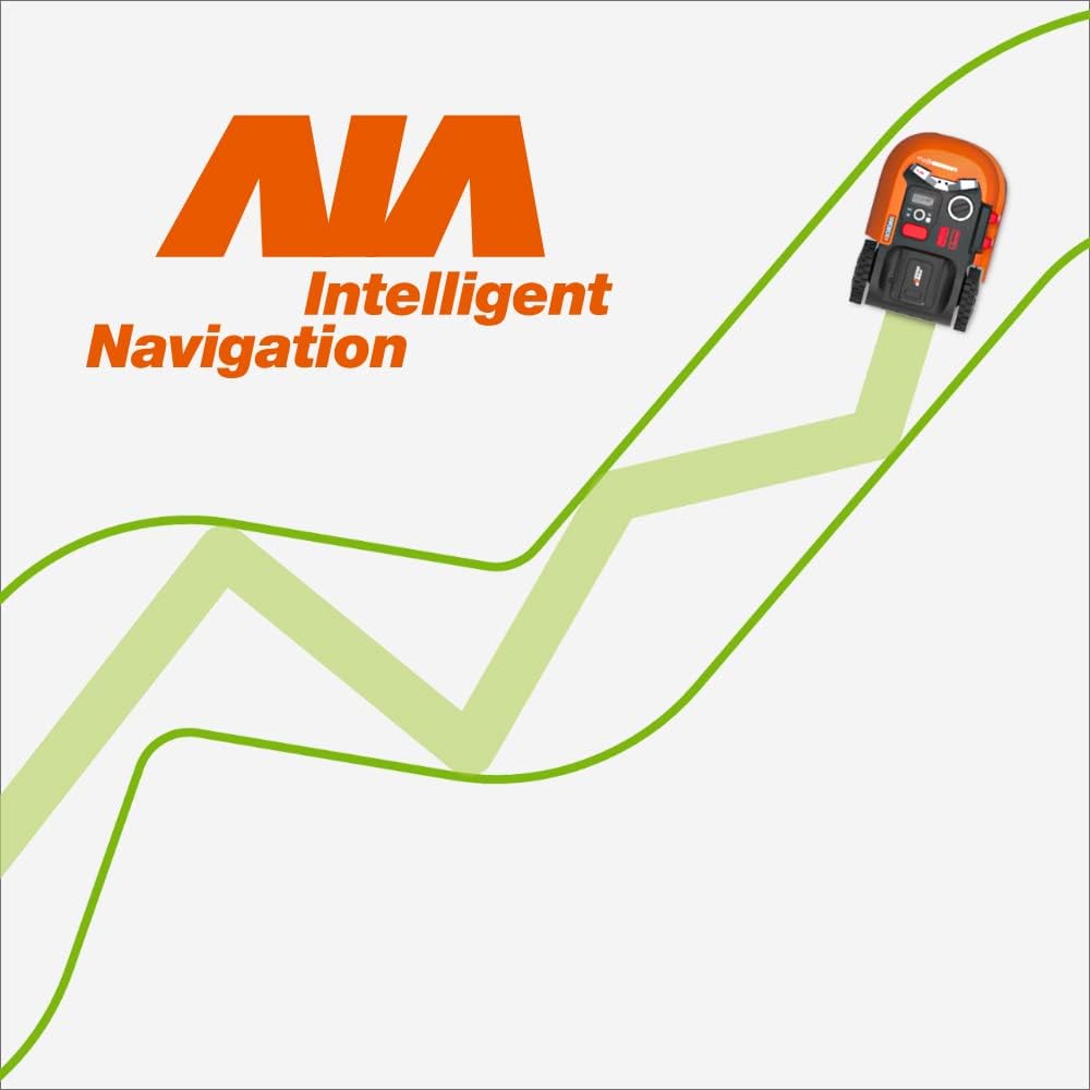 WORX M WR141E Mähroboter 500 m² für kleine Gärten, Akku & Selbstfahrend