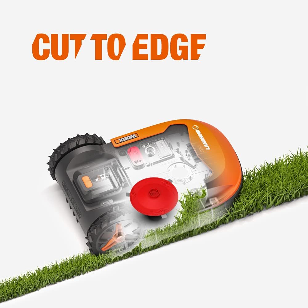 WORX M WR141E Mähroboter 500 m² für kleine Gärten, Akku & Selbstfahrend
