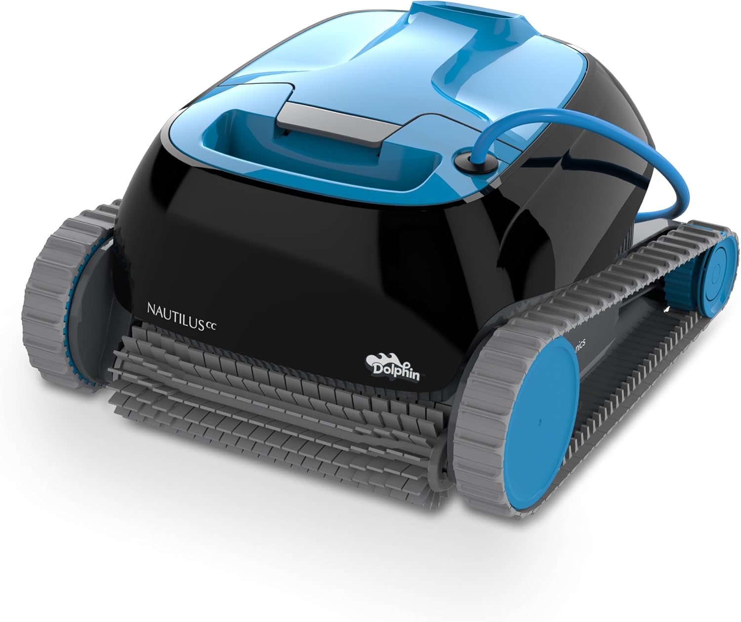 Dolphin Nautilus CC Automatic Pool Cleaner Pool Robot with Cable - Floor and Wall Cleaning - Energy Saving, Recessed Pools up to 10 m, Water Care