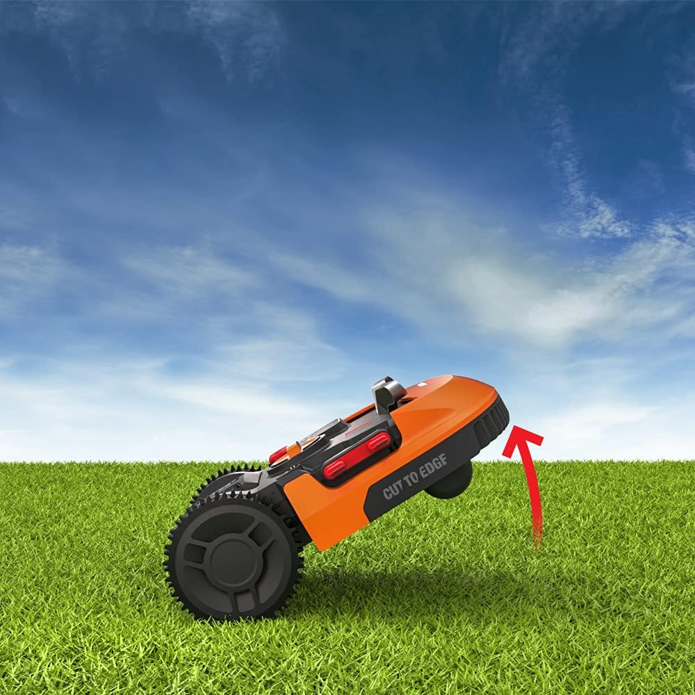 WORX M WR141E Mähroboter 500 m² für kleine Gärten, Akku & Selbstfahrend