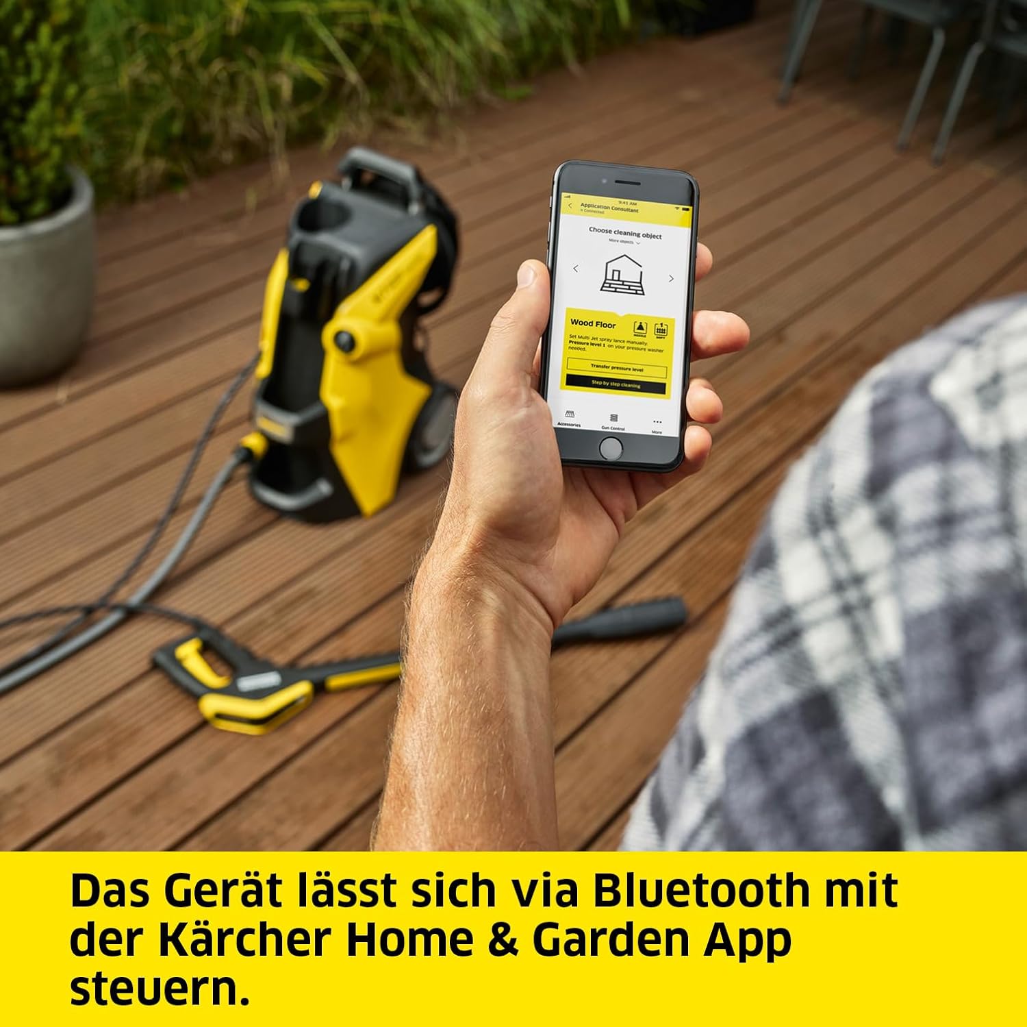 Kärcher K 7 Premium Smart Control Home, Bluetooth, Schlauchtrommel & Flächenreiniger