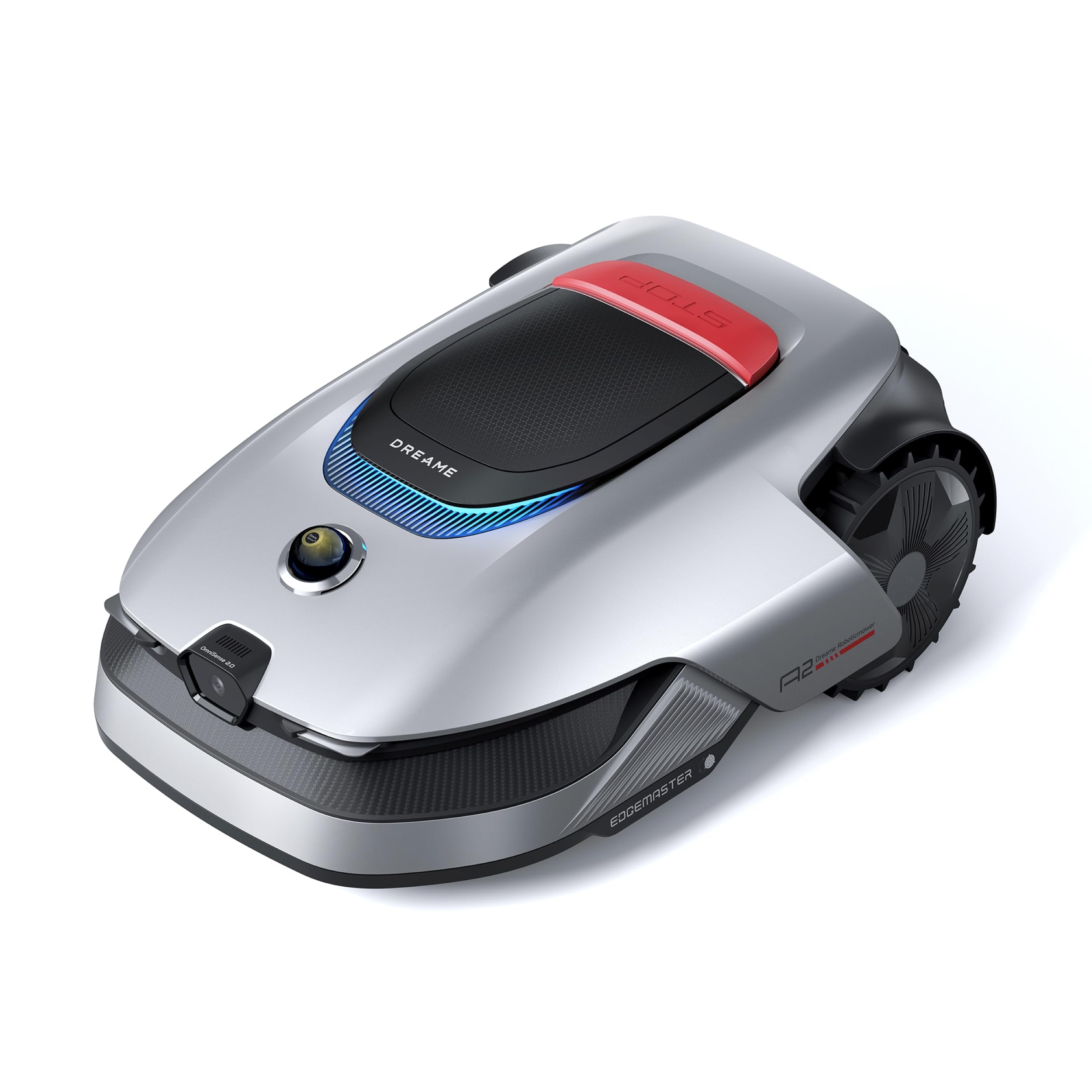 DREAME Mähroboter A2, Auto-Begrenzungseinrichtung,3000 m²,Dual-Fusion-Kartierung, OmniSense-2.0-Hindernisvermeidung, EdgeMaste-Schneidsystem, Leiser Nabenmotor, Steigung bis 26,5°, Smart-App-Steuerung