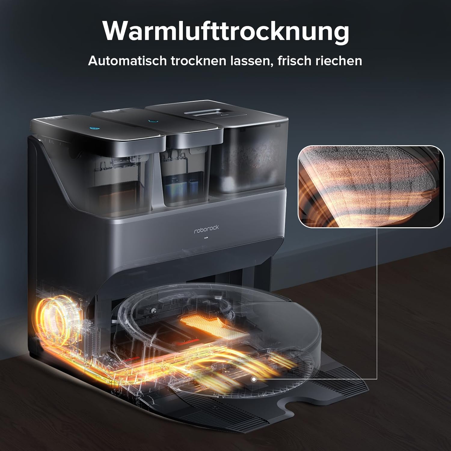 Roborock S7 Max Ultra, 5500 Pa, Selbstreinigung & App-Steuerung