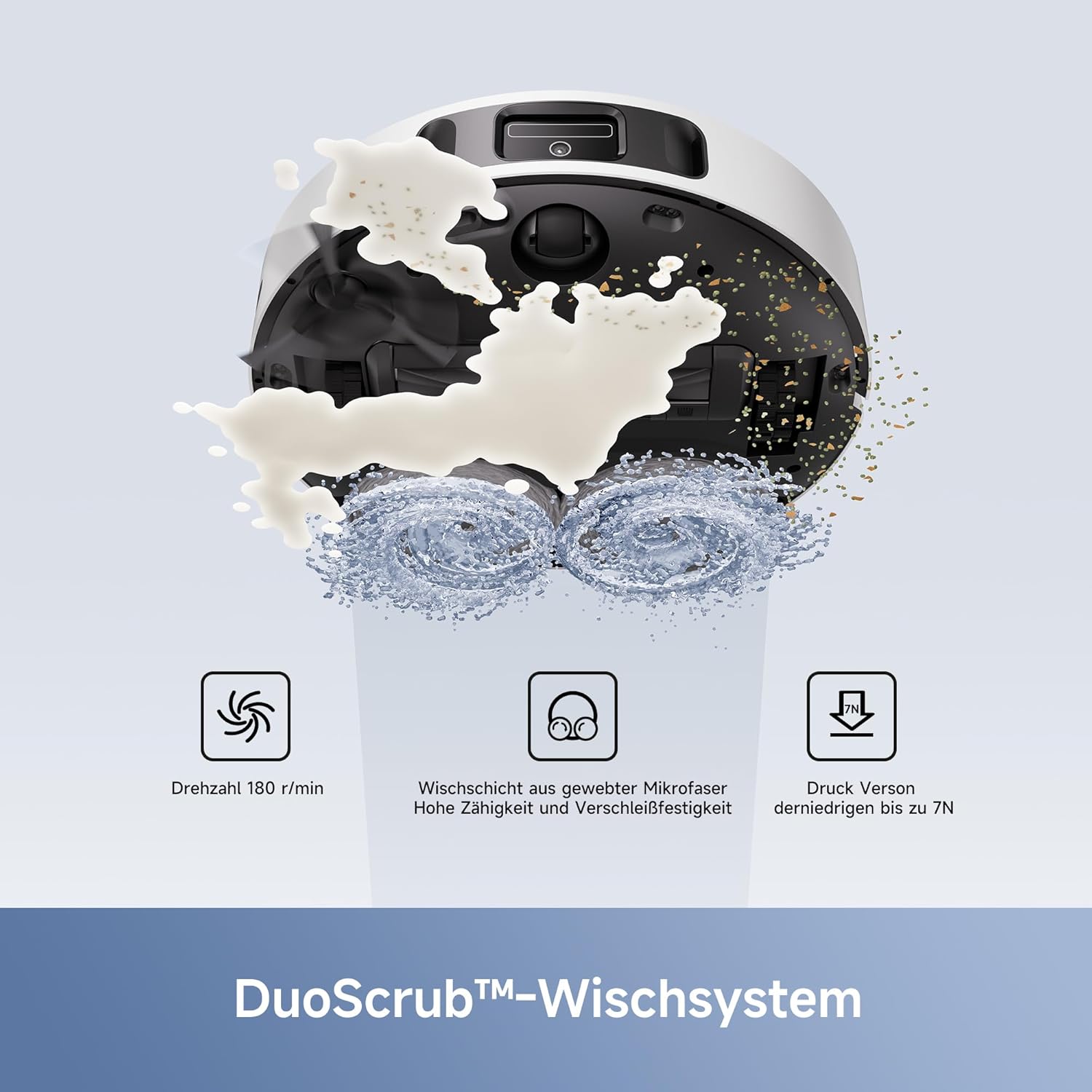 Mova E30 Ultra, 7.000Pa, Selbstreinigung, 10,5 mm Hebemopp, Teppicherkennung