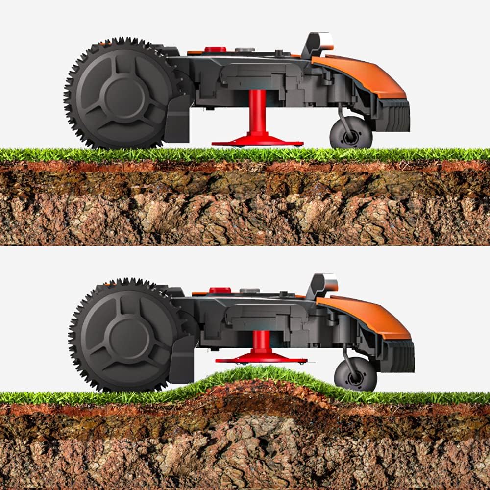 WORX M WR141E Mähroboter 500 m² für kleine Gärten, Akku & Selbstfahrend