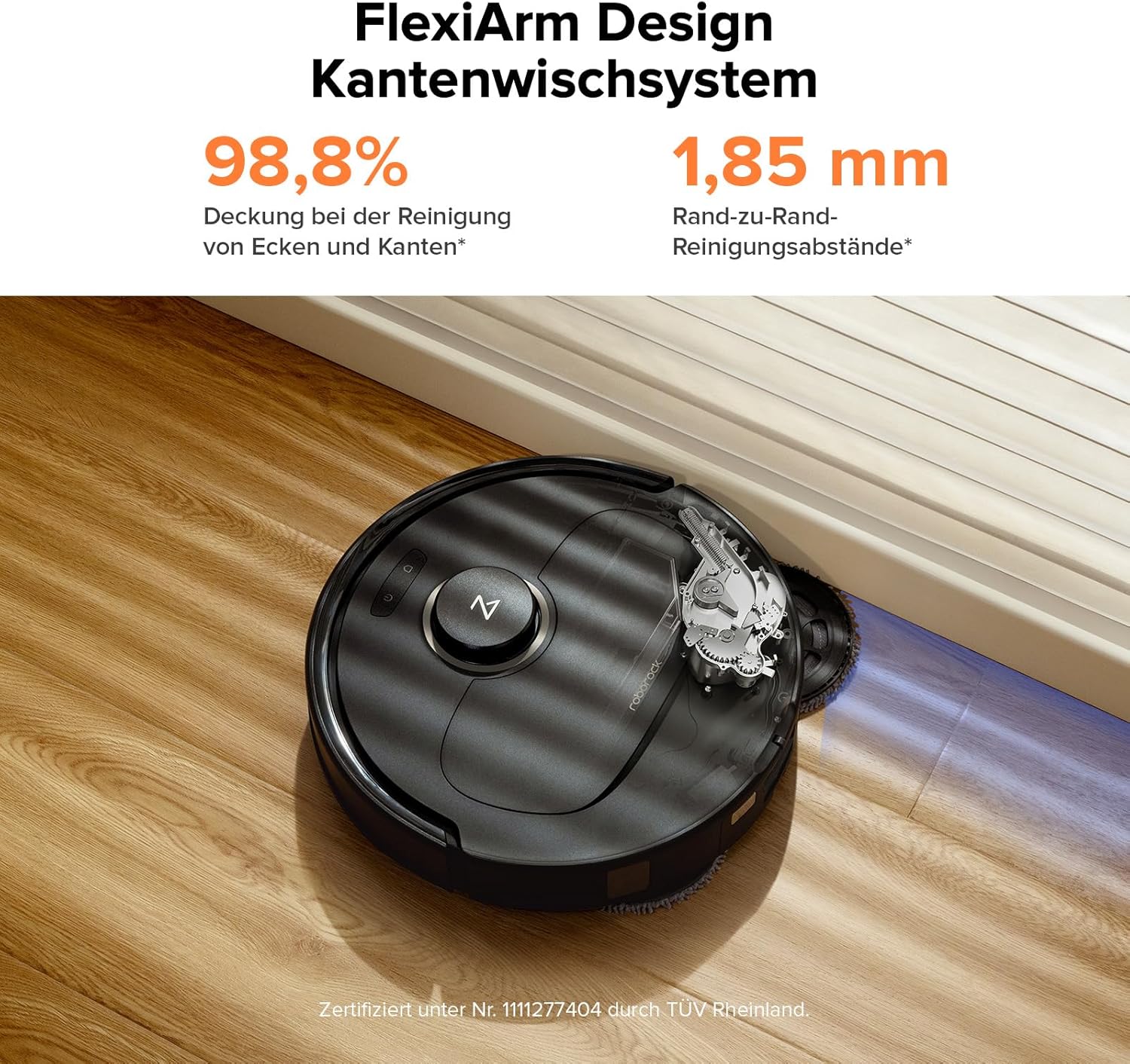 Roborock Qrevo Pro Set, 7000 Pa, FlexiArm™, 60 °C Moppreinigung