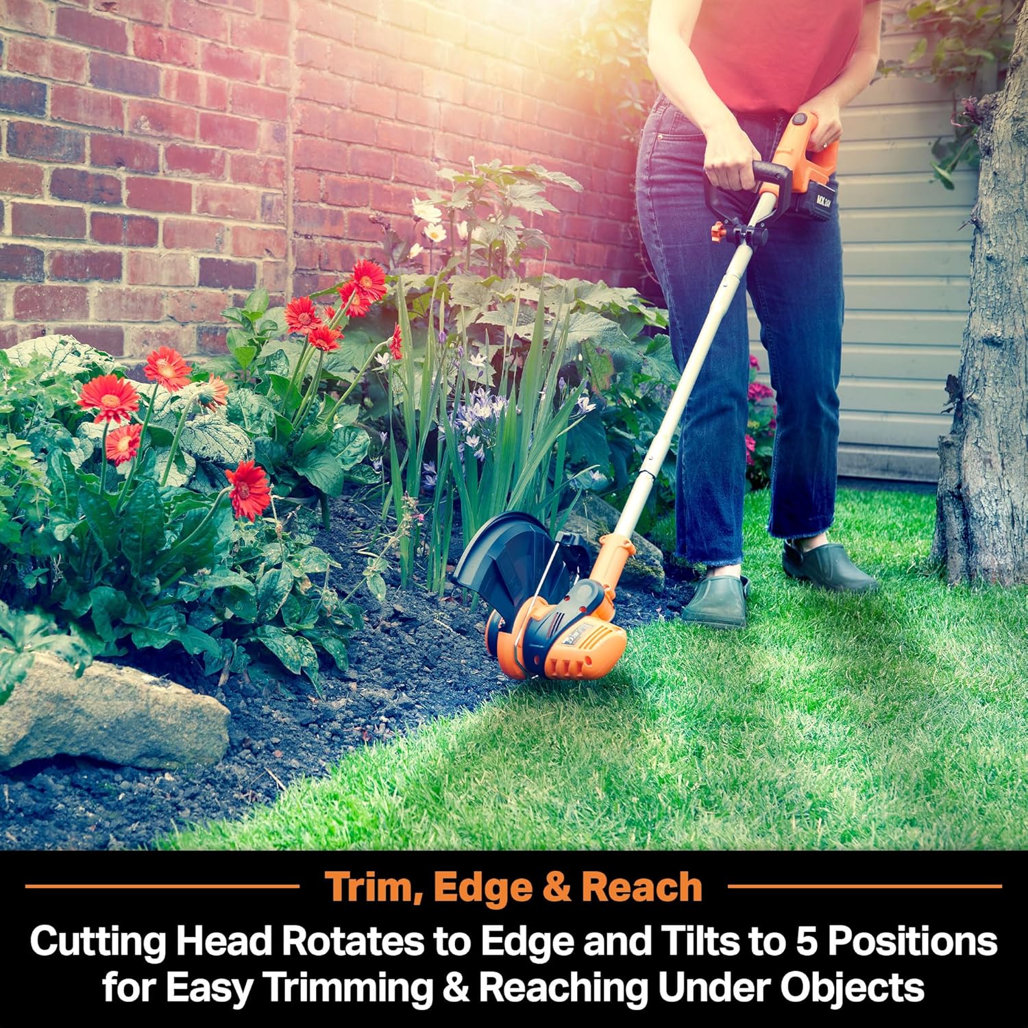 LawnMaster OcuMow™ 24V kabelloser Roboter-Rasenmäher & Trimmer