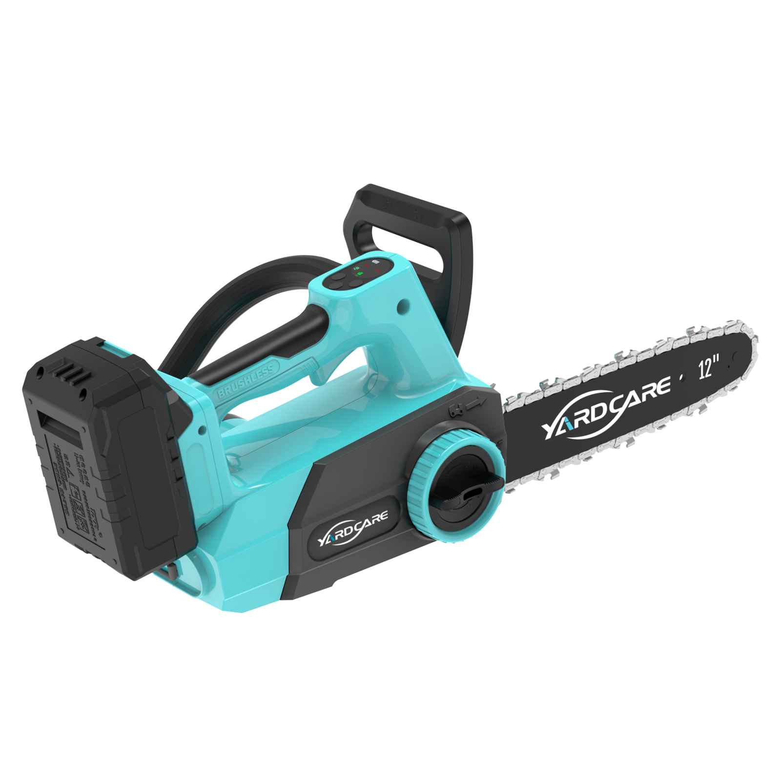 YARDCARE 12" bürstenlose Akku-Kettensäge
