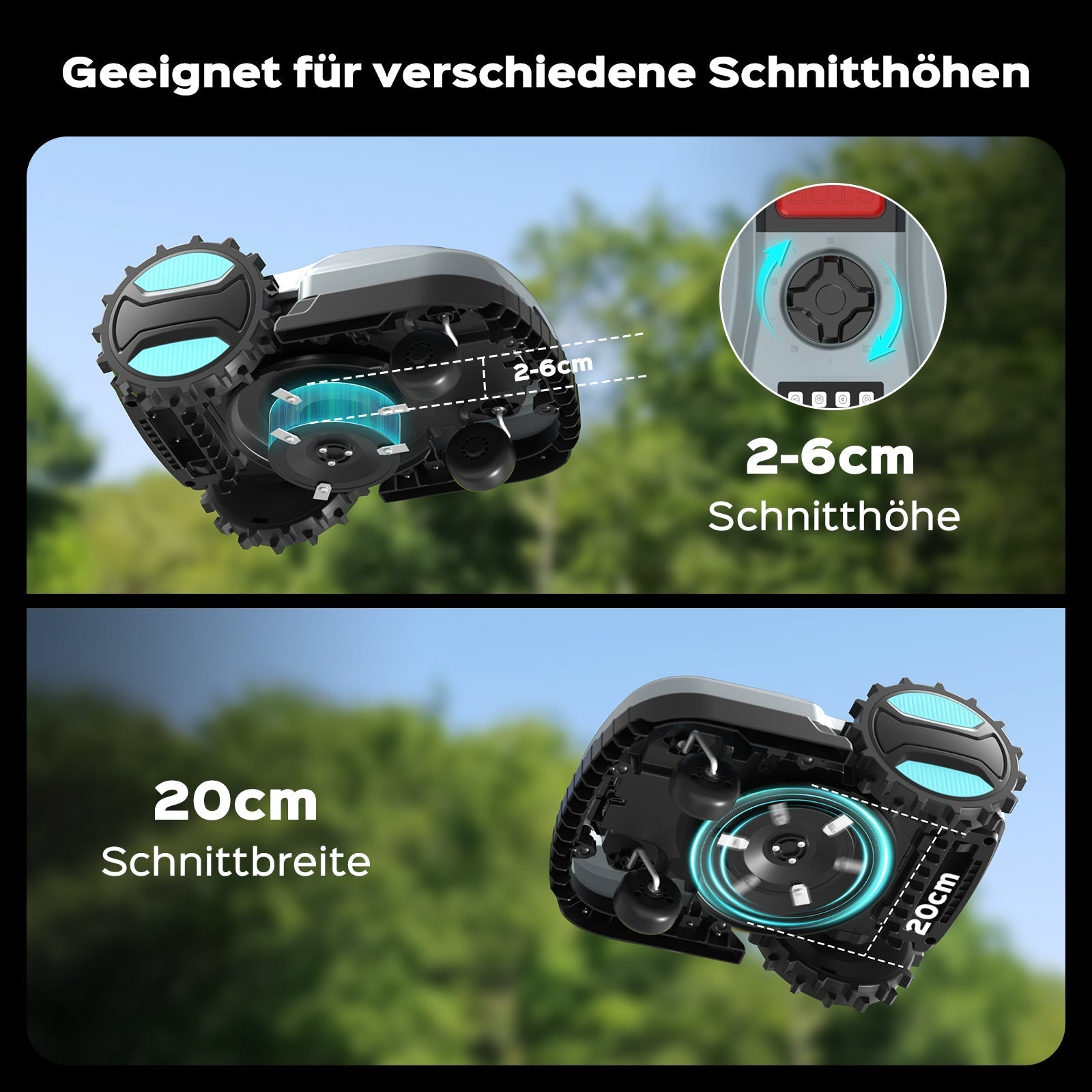 YARDCARE E400 Mähroboter