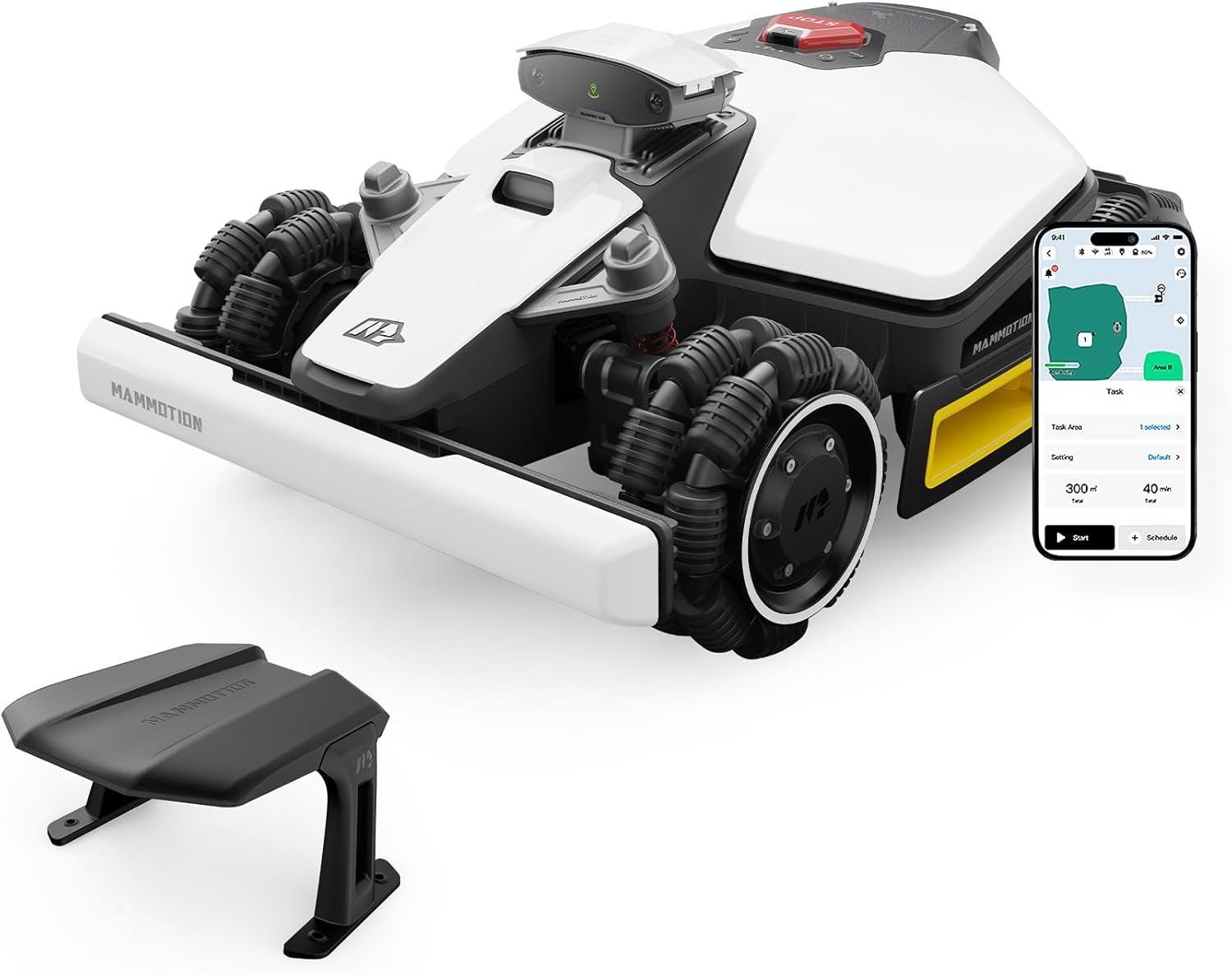 MAMMOTION LUBA mini AWD 800, 800m², Ohne Kabel, NetRTK+Vision, 4G, 80% Steigung