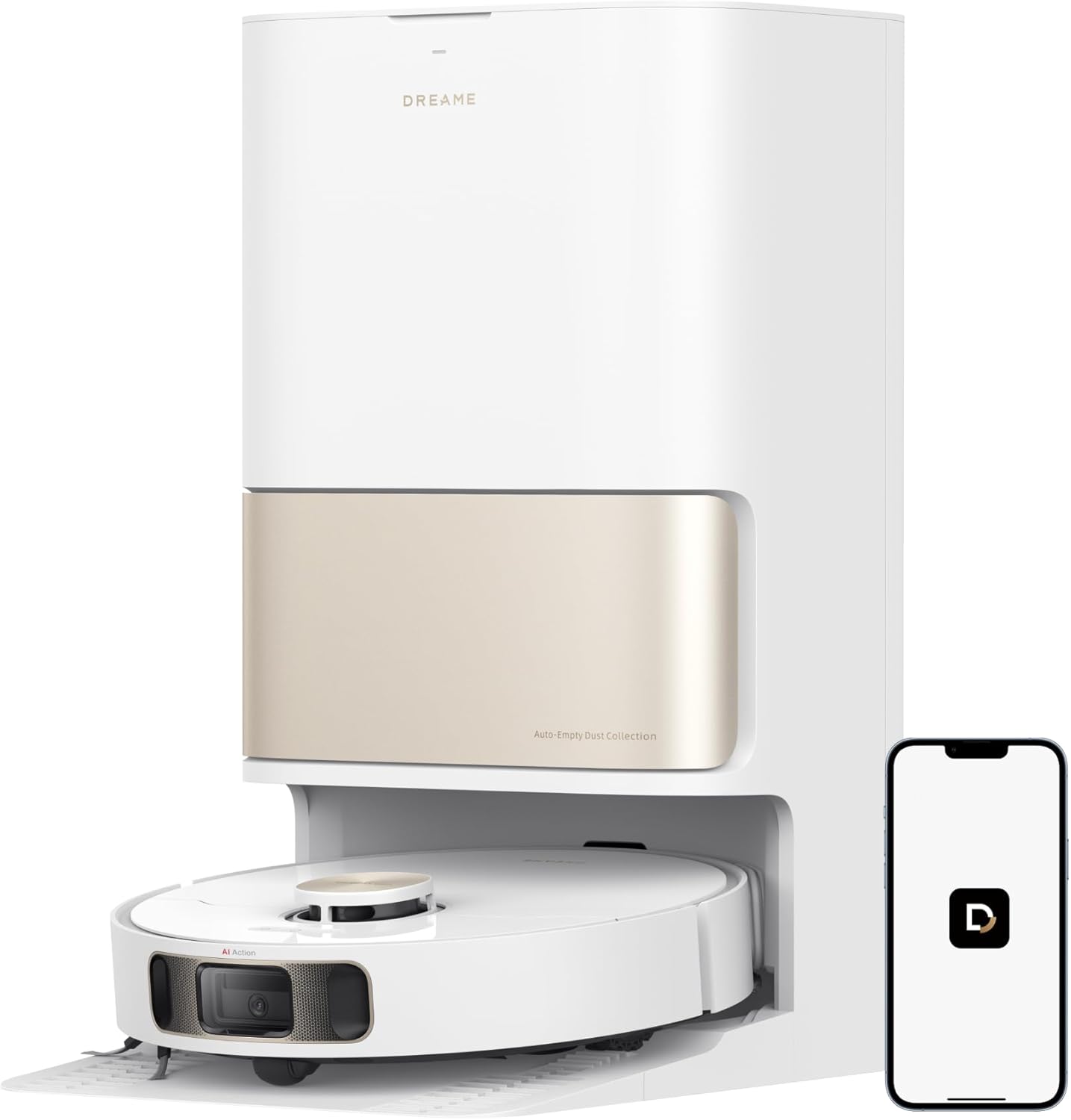 Dreame L10s Pro Ultra Heat, 7,000Pa, Heißwasser-Mopp, Teppicherkennung, Doppel-Mopp, Selbstreinigung