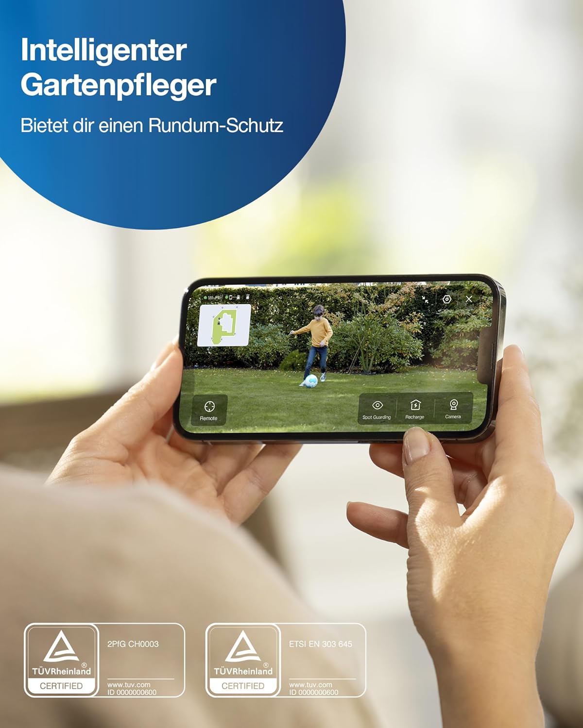 ECOVACS GOAT G1-800 Mähroboter 800 m², ohne Kabel, GPS & Hindernisvermeidung