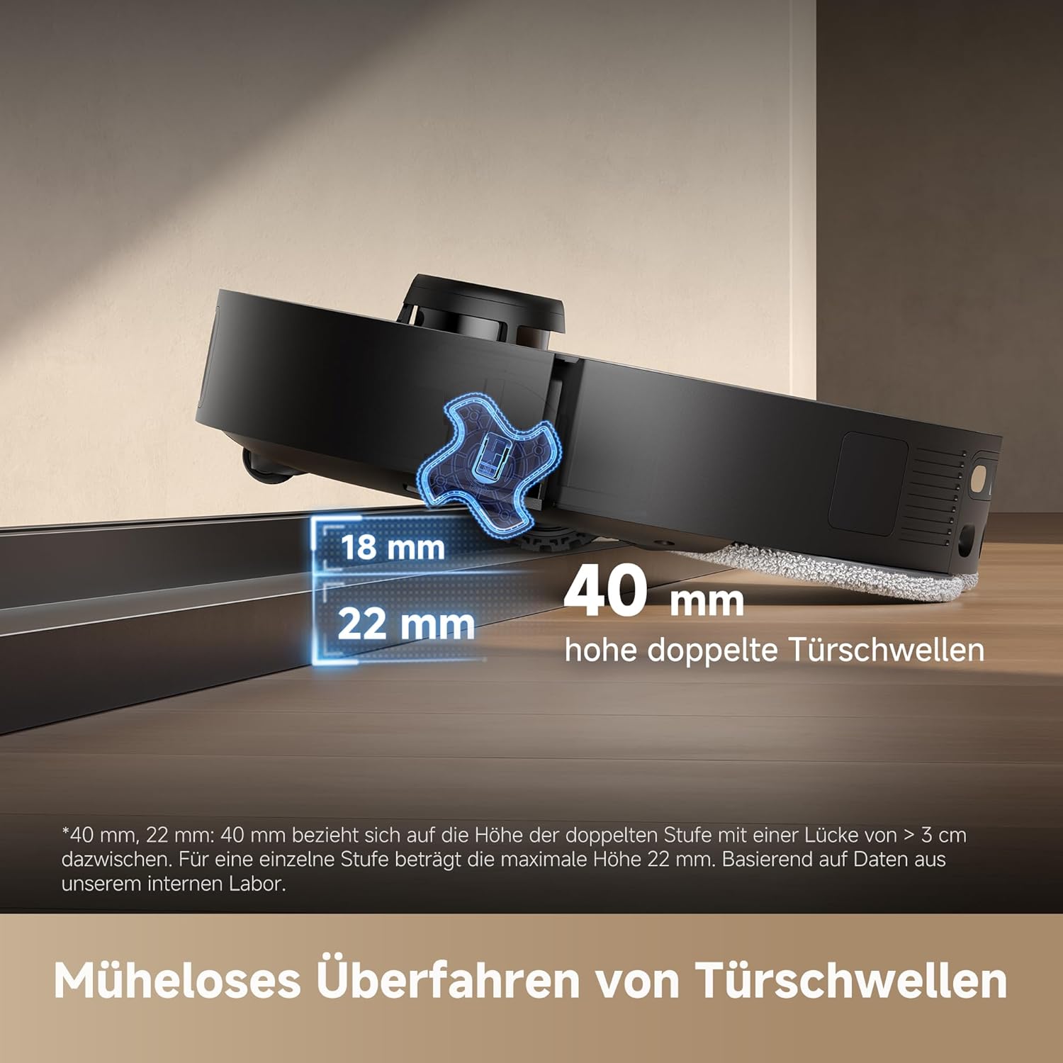 Dreame L40s Pro Ultra, 19,000Pa, Selbstreinigend, Hindernisvermeidung, Sprachsteuerung