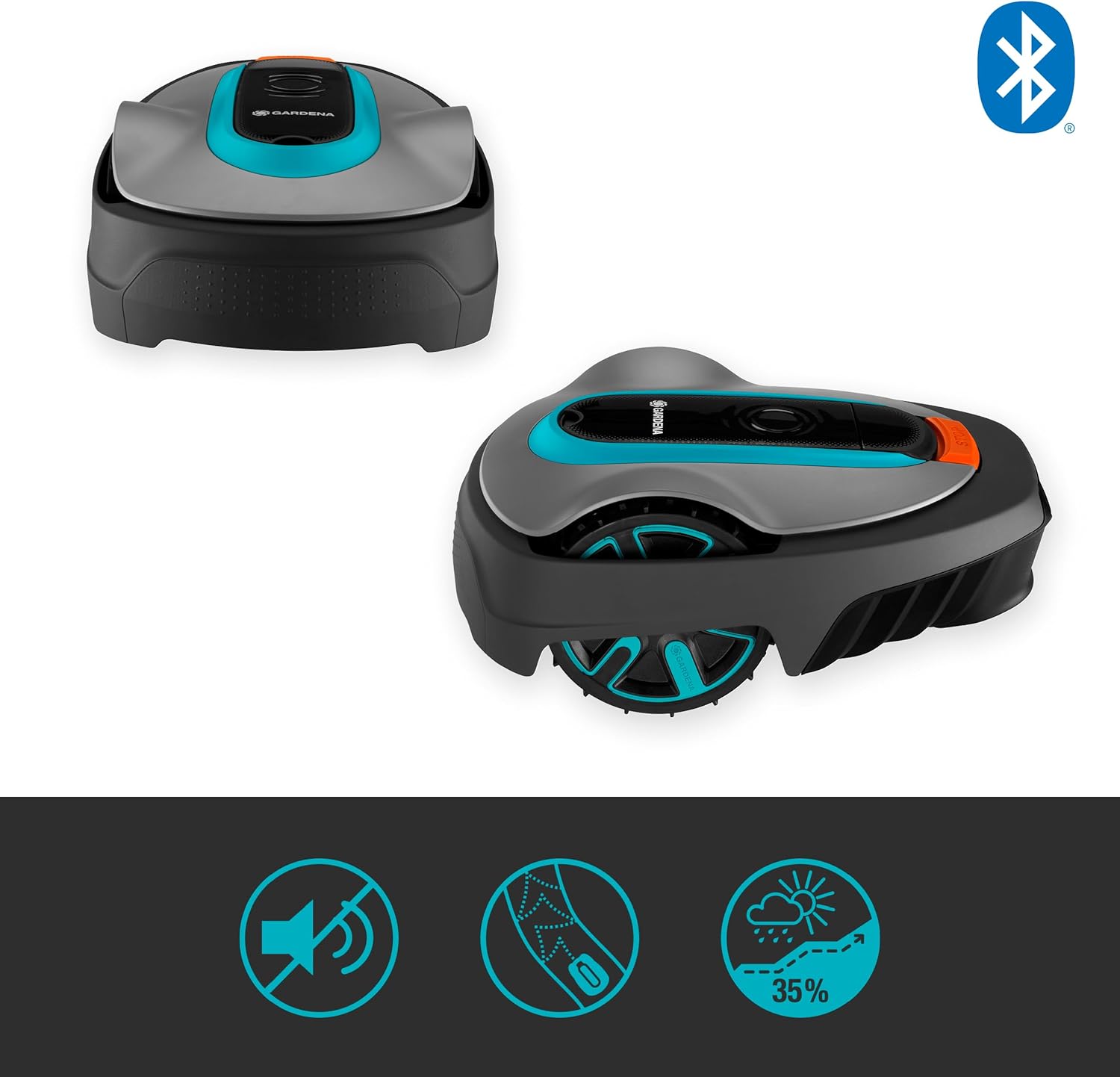 Gardena Sileno City Mähroboter bis 600 m², Mehrfarbig