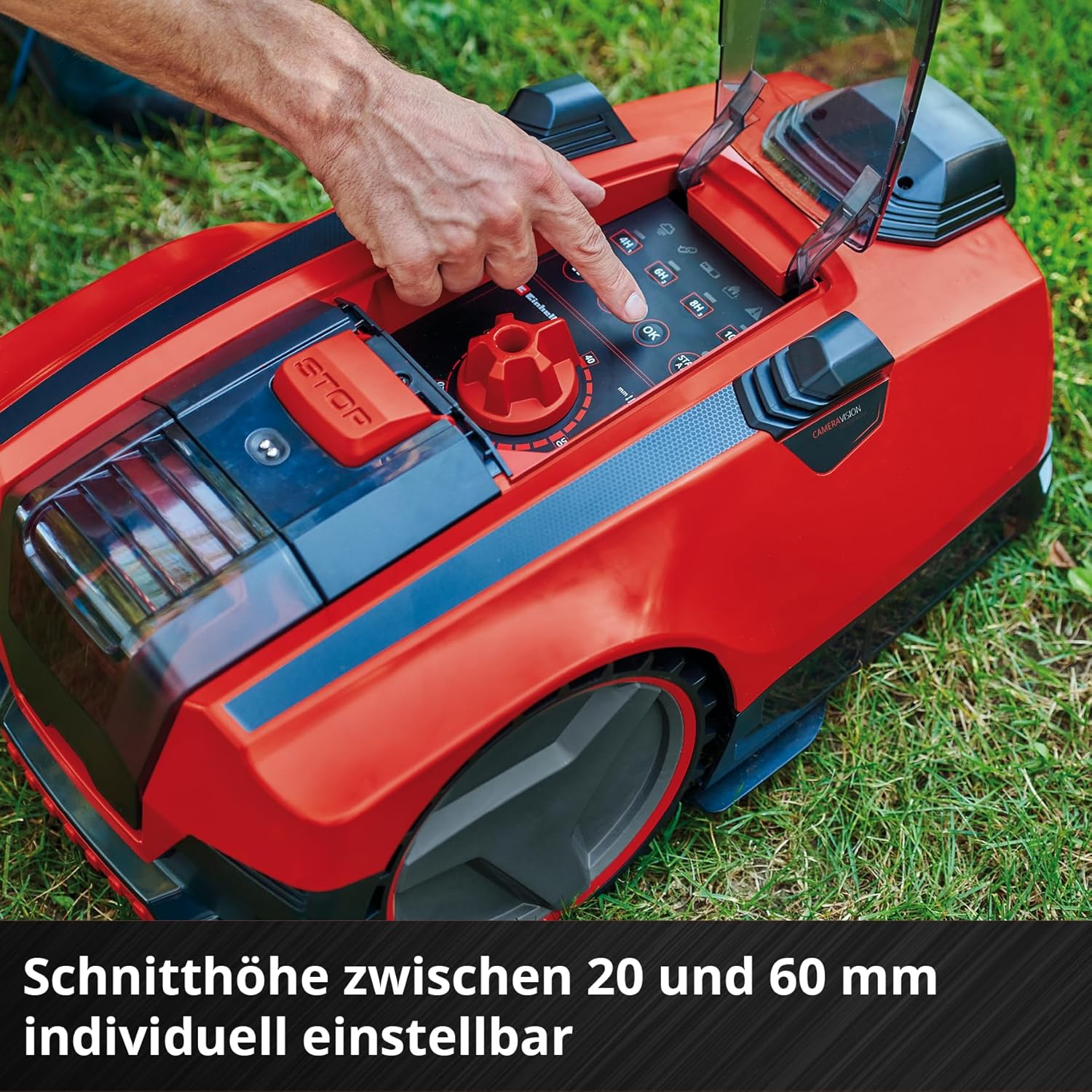 Einhell FREELEXO 500, 18V, Kamera, 500m², Brushless, 25% Steigung