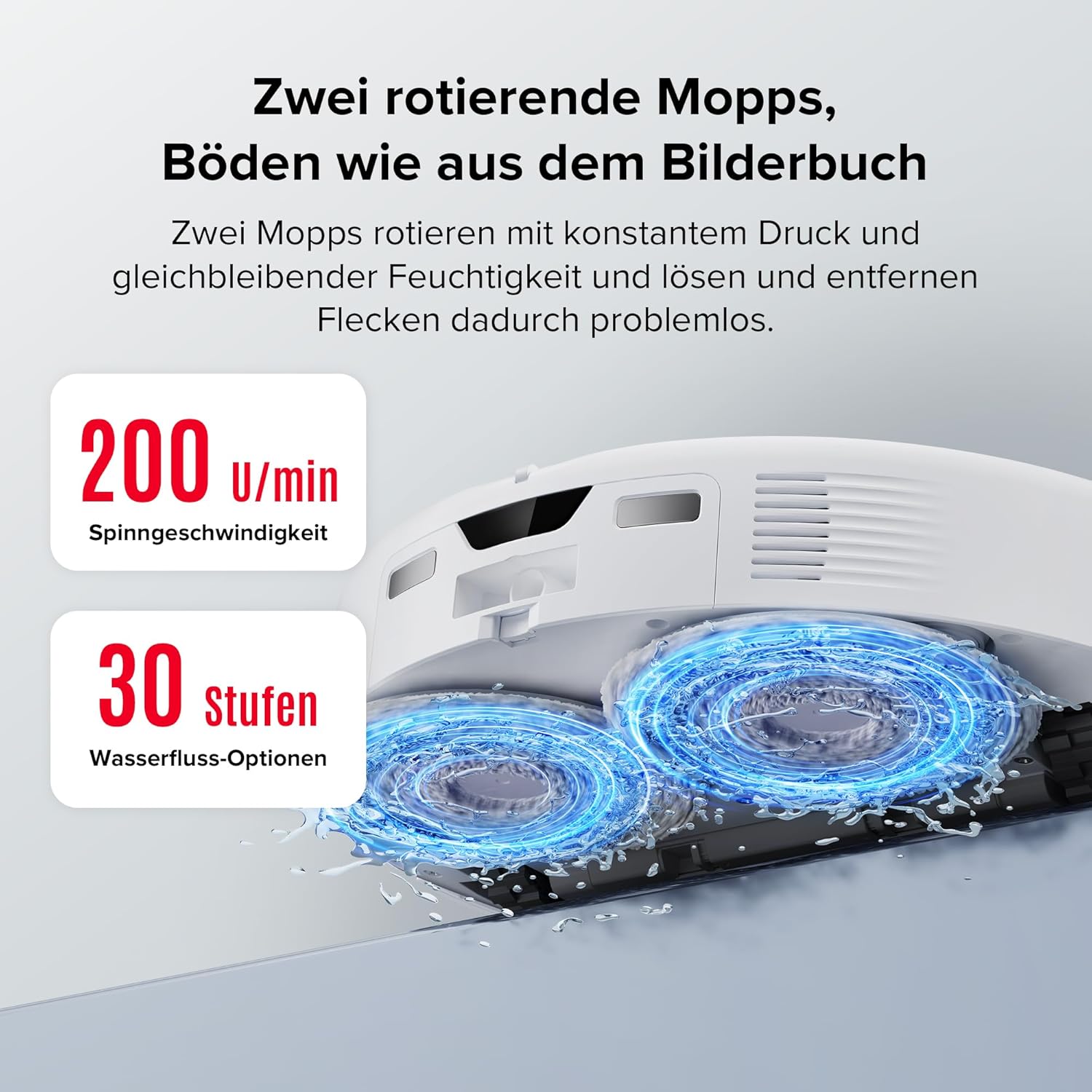 Roborock Qrevo Curv, 18,500Pa, Hebemopp, 75°C Wäsche, Anti-Tangle, Sprachsteuerung